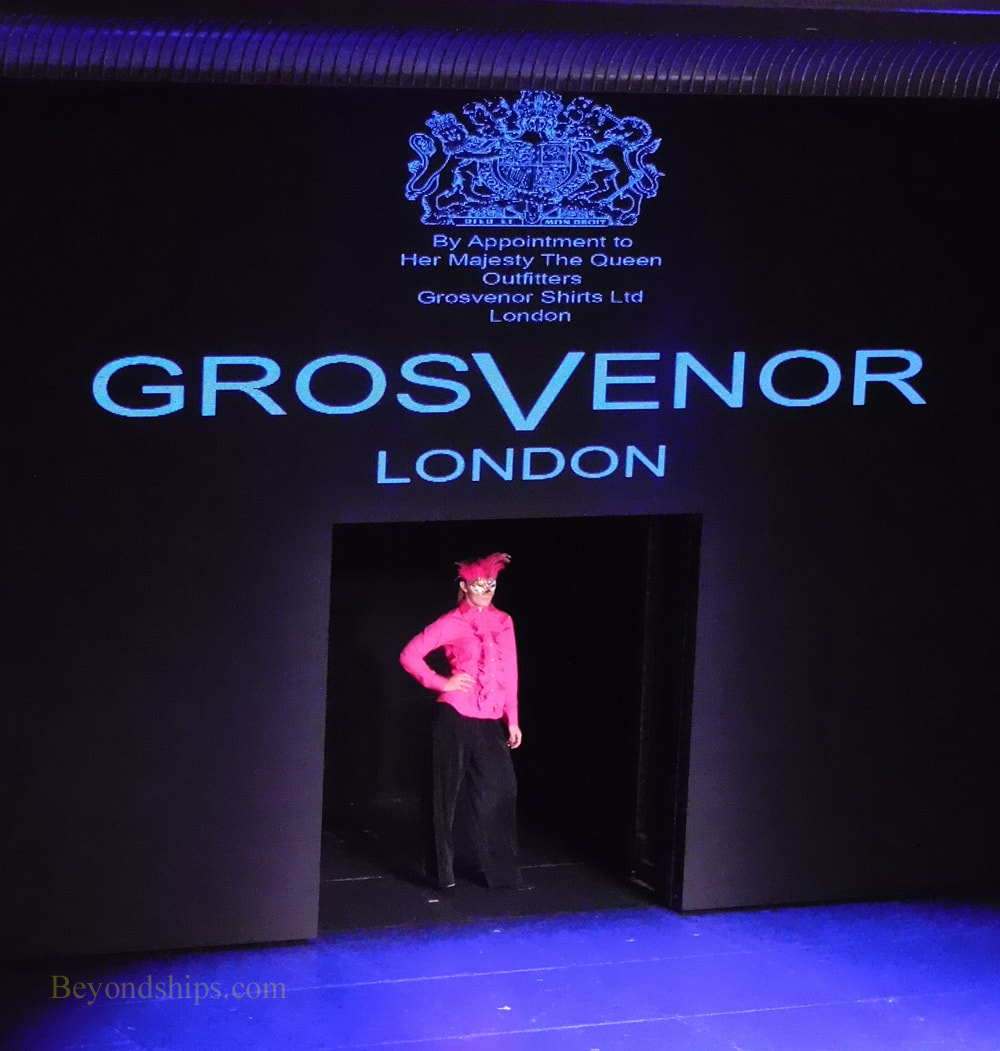 Grosvenor fashion show on Queen Mary 2